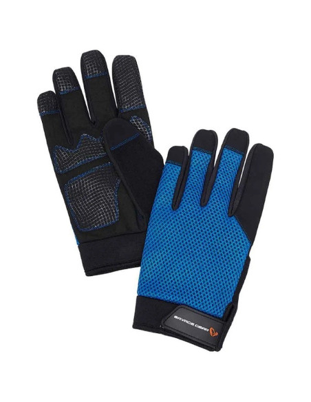 Luvas Savage Gear Aqua Mesh Tam. L Sea Blue